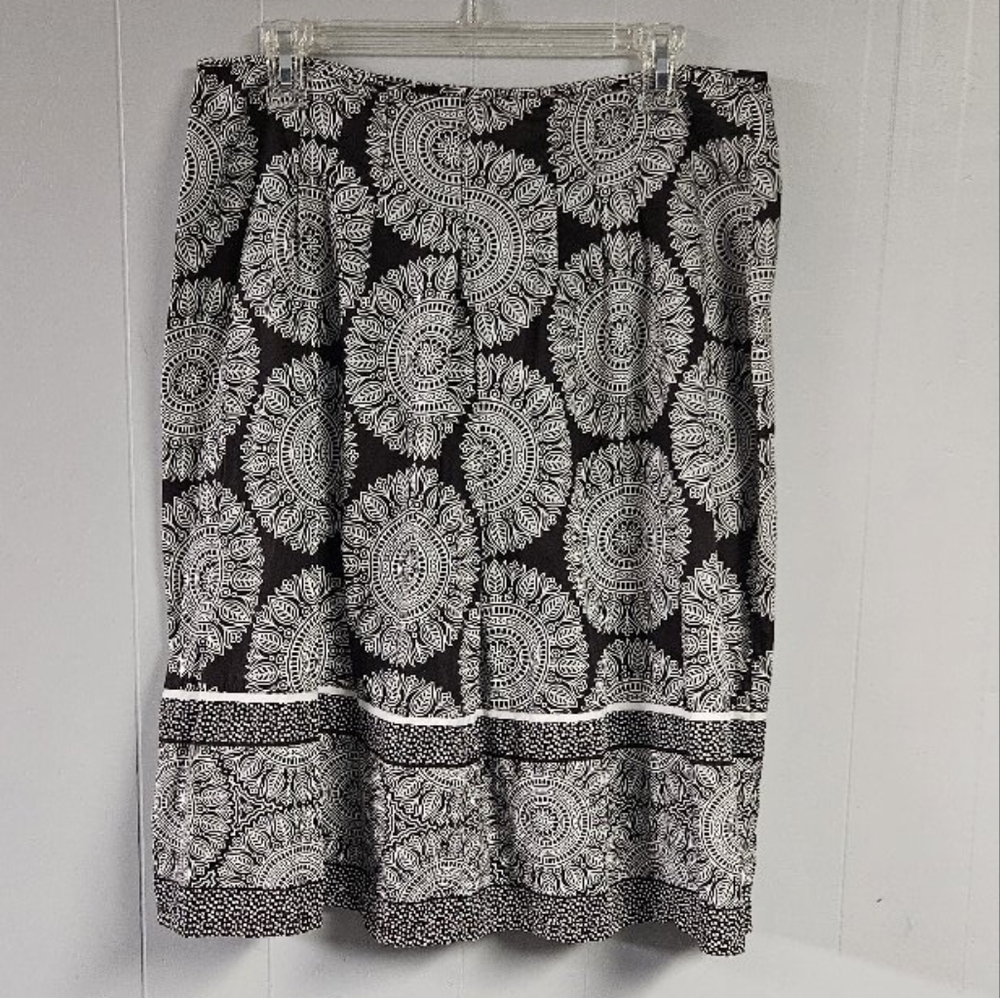East 5th Geometric Print Skirt